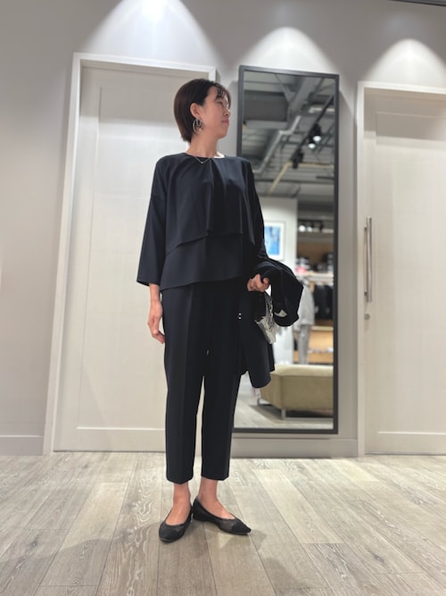 3点セットアップ/エニデイカセット】ノーカラージャケット＆バック