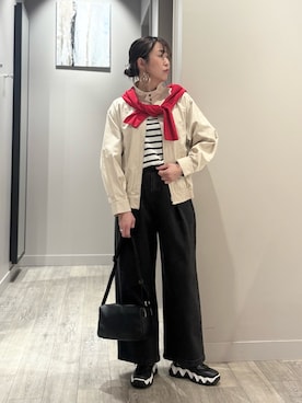 「NOMINE（ノミネ）のアイテム」を使った、yoshiさん（レディース・166cm）の冬コーディネート