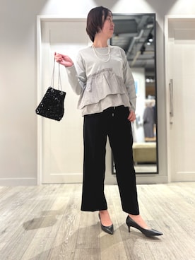 「きれいめコーディネート」｜yoshiさん（レディース・166cm）の冬コーディネート