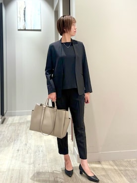 「アイテム（フォーマルスーツ/小物）」を使った、yoshidaさん（レディース・166cm）の夏コーディネート