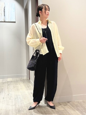 「NOMINE（ノミネ）のアイテム」を使った、yoshiさん（レディース・166cm）の春コーディネート