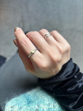 「アイテム（リング）」を使った、ioriさん（レディース・155cm）の秋コーディネート