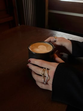 「TEN.（テン）のアイテム」を使った、ioriさん（レディース・155cm）の冬コーディネート