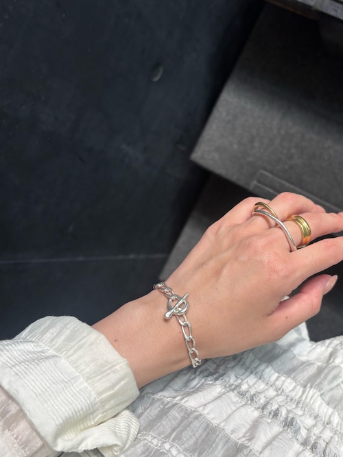 TEN. バングル　ブレスレット　ウェーブ　シルバー ブレスレット バングル メンズ シルバー925 silver925 ウェーブ