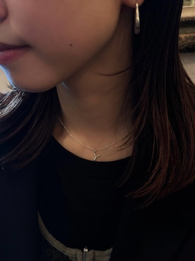 「アイテム（チャーム）」を使った、ioriさん（レディース・155cm）の秋コーディネート