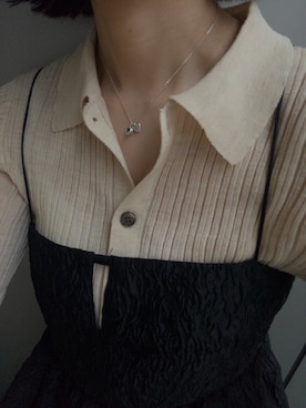 「アイテム（チャーム）」を使った、ioriさん（レディース・155cm）の春コーディネート