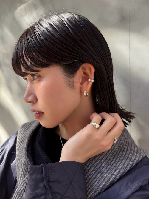 ten.ネックレス&ピアス＆イヤーカフ＆リングセット TEN.のアクセサリーを使ったコーディネート(ZOZOTOWN Yahoo!店