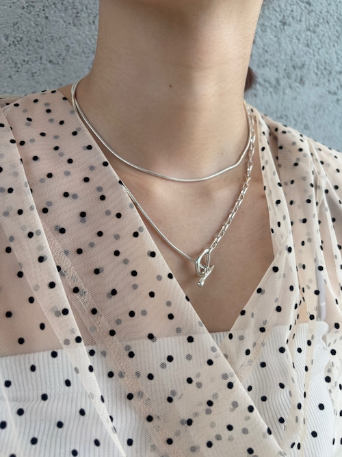 ten. カンダマントネックレス silver TEN. - カンダマントネックレス SV シルバー シンプル デザイン