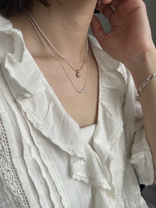 SILVER925 ツイストチェーンネックレス 38cm（ネックレス）｜TEN