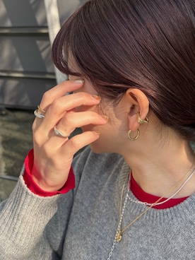 「アイテム（チャーム）」を使った、ioriさん（レディース・155cm）の秋コーディネート