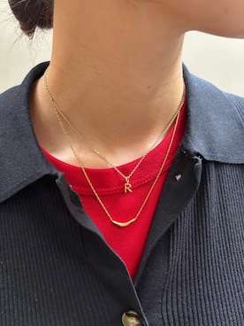 「アイテム（ネックレス）」を使った、ioriさん（レディース・155cm）の秋コーディネート