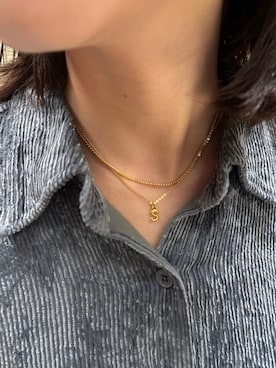 「アイテム（チャーム）」を使った、ioriさん（レディース・155cm）の冬コーディネート