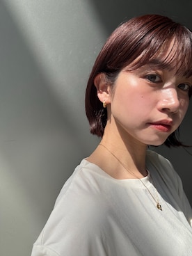 「TEN.（テン）の18KGP オクトピアス（ピアス（両耳用）、ゴールド系）」を使った、ioriさん（レディース・155cm）の春コーディネート