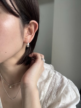 「アイテム（チャーム）」を使った、ioriさん（レディース・155cm）の春コーディネート