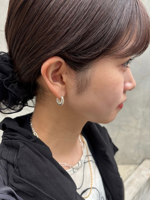 SILVER925 カドル ピアス（ピアス（両耳用））｜TEN.（テン）の
