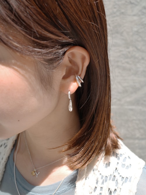 SILVER ツイストチェーンネックレス 50cm（ネックレス）｜TEN