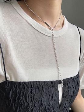 「アイテム（チャーム）」を使った、ioriさん（レディース・155cm）の春コーディネート