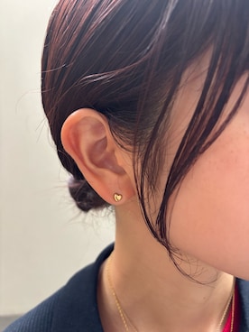 「アイテム（ピアス（両耳用））」を使った、ioriさん（レディース・155cm）の秋コーディネート