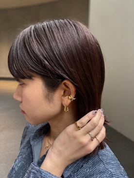 「TEN.（テン）のアイテム」を使った、ioriさん（レディース・155cm）の冬コーディネート