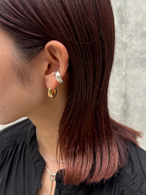 CLANEコラボ TEN. 18KGP カシューピアス staff coordinate🌿 ⚪︎cashew pierce【TEN.×CLANEコラボ