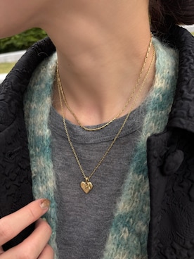 「アイテム（チャーム）」を使った、ioriさん（レディース・155cm）の冬コーディネート