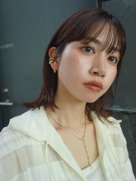 「TEN.（テン）のアイテム」を使った、ioriさん（レディース・155cm）の夏コーディネート