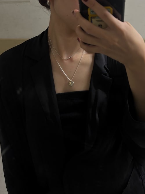 TEN. ネックレス 2021 シルバー SILVER925 ハートシルフィウムネックレス（ネックレス）｜TEN