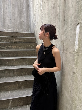 「アイテム（チャーム）」を使った、ioriさん（レディース・155cm）の夏コーディネート