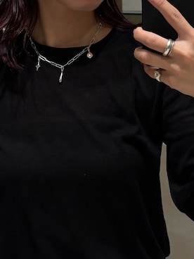 「アイテム（チャーム）」を使った、ioriさん（レディース・155cm）の秋コーディネート