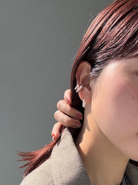 「アイテム（ピアス（両耳用））」を使った、ioriさん（レディース・155cm）の秋コーディネート