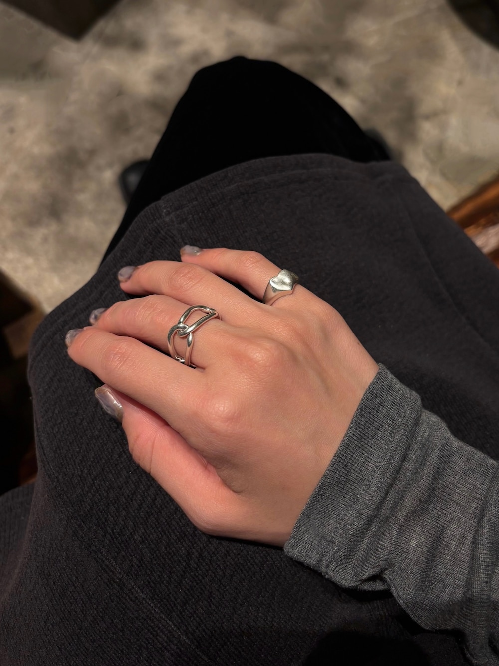 TEN.（テン）の「SILVER925 ハートシグネットリング（リング）」 - WEAR