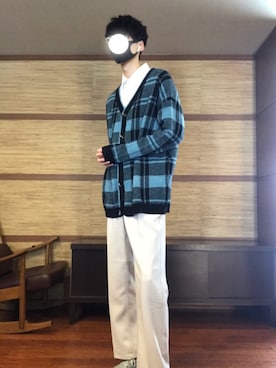 ニット セーターを使った コスパ のメンズ人気ファッションコーディネート Wear