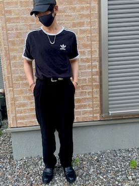 「MASTER&Co（マスターアンドコー）のアイテム」を使った、あおいぶきそーたさん（メンズ・165cm）の夏コーディネート