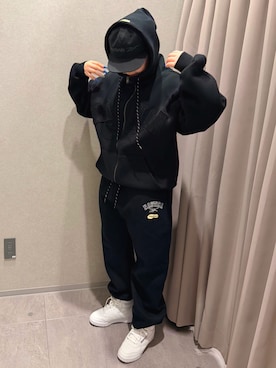 HARUNAさん(レディース・161cm)の冬コーディネート