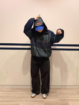 「アイテム（アウトドア/スポーツ）」を使った、HARUNAさん（レディース・161cm）の夏コーディネート
