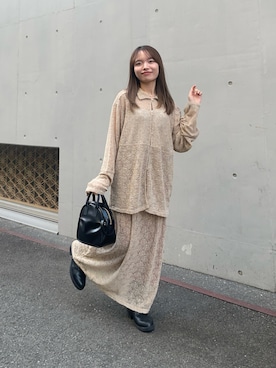 anさん（レディース・146cm）の冬コーディネート