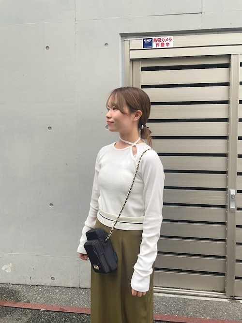 セール】カットアウトリブトップス（Tシャツ/カットソー）｜URBAN