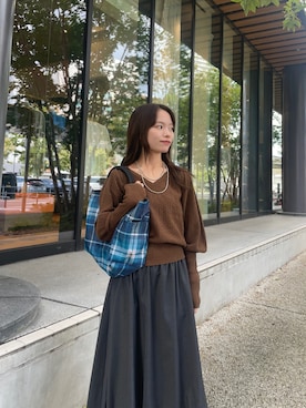 「NOMADIS（ノマディス）のアイテム」を使った、anさん（レディース・146cm）の秋コーディネート