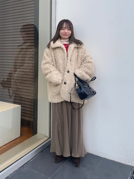 「アイテム（テーラードジャケット）」を使った、anさん（レディース・146cm）の秋コーディネート