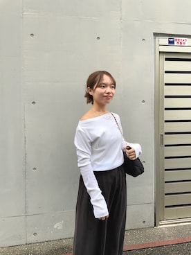 「キレイめコーデ」｜「アイテム（ハンドバッグ）」を使った、anさん（レディース・146cm）の秋コーディネート