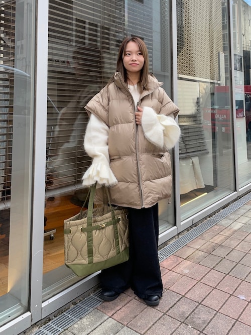 オーダーお休み中☆t☆　DOWN VEST ベージュ 2430712863.jpg?1731722744