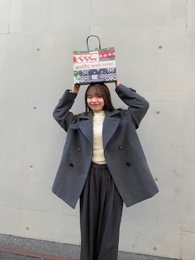 「アイテム（その他アウター）」を使った、anさん（レディース・146cm・20代）の冬コーディネート