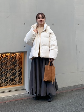 「アイテム（その他アウター）」を使った、anさん（レディース・146cm）の秋コーディネート