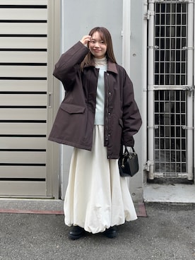 「アイテム（その他アウター）」を使った、anさん（レディース・146cm）の秋コーディネート