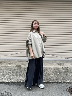 「アイテム（スニーカー）」を使った、anさん（レディース・146cm）の夏コーディネート