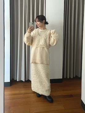 「アイテム（アクセサリー）」を使った、anさん（レディース・146cm・20代）の冬コーディネート