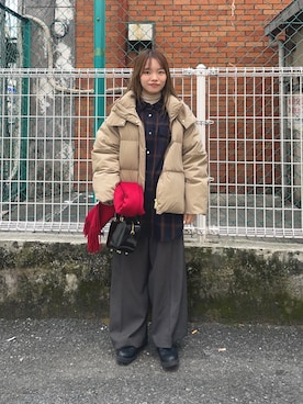 「アイテム（その他アウター）」を使った、anさん（レディース・146cm）の冬コーディネート