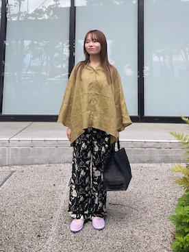 「RODE SKO（ロデスコ）のアイテム（シューズ）」を使った、anさん（レディース・146cm）の春コーディネート