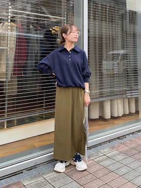 「アイテム（メガネ）」を使った、anさん（レディース・146cm・20代）の秋コーディネート