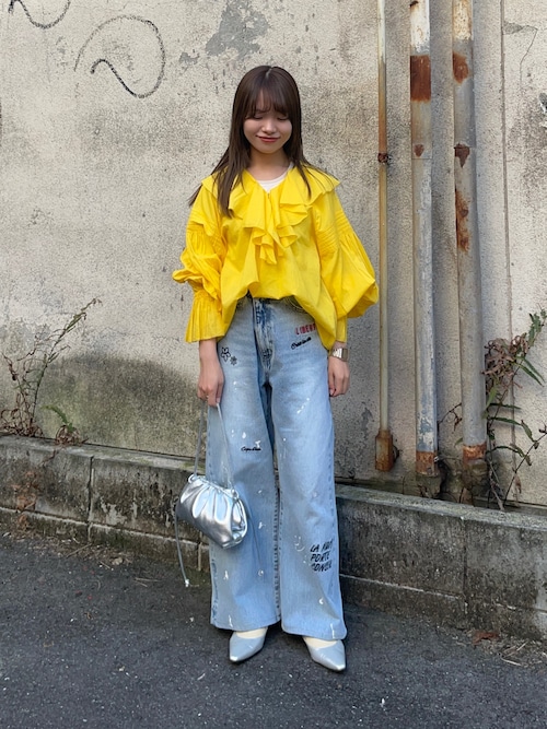別注』PICCADILLY×URBAN RESEARCH 刺繍デニムパンツ（デニムパンツ